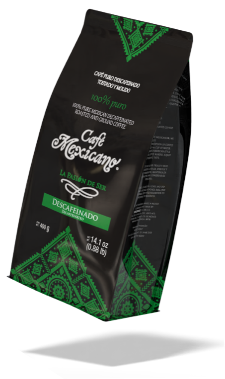 Presentación Café Mexicano Descafeinado